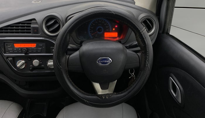 2018 Datsun Redi Go S 1.0 AMT, Petrol, Automatic, 49,416 km, Steering Wheel Close Up