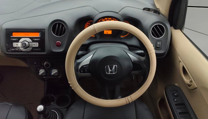 2014 Honda Amaze 1.5L I-DTEC S, Diesel, Manual, 76,215 km, Steering Wheel Close Up