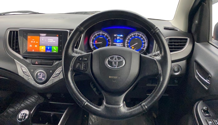 2021 Toyota Glanza G, Petrol, Manual, 1,09,650 km, Steering Wheel Close Up