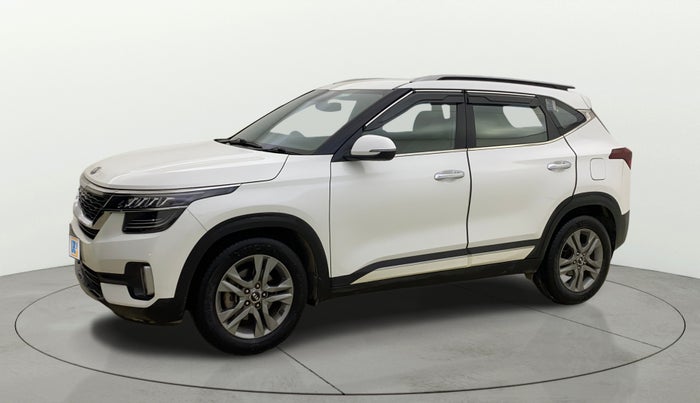 2020 KIA SELTOS HTX IVT 1.5 PETROL, Petrol, Automatic, 1,37,635 km, Left Front Diagonal