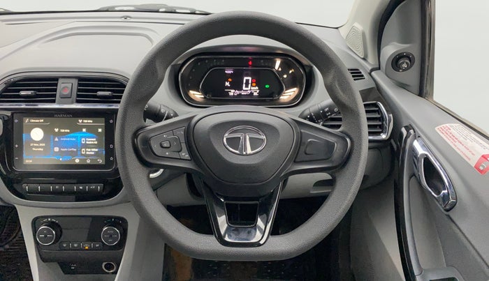 2021 Tata TIGOR XZA PLUS PETROL, Petrol, Automatic, 7,379 km, Steering Wheel Close Up