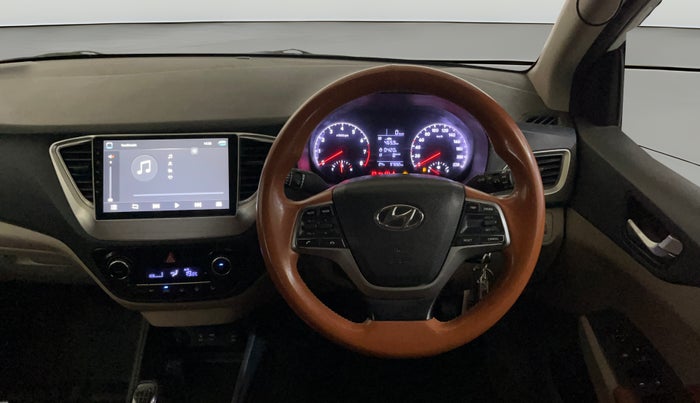 2019 Hyundai Verna 1.4 EX PETROL, Petrol, Manual, 97,678 km, Steering Wheel Close Up