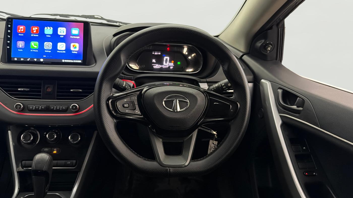 2021 Tata NEXON XMA PETROL, Petrol, Automatic, 42,849 km, Steering Wheel Close Up