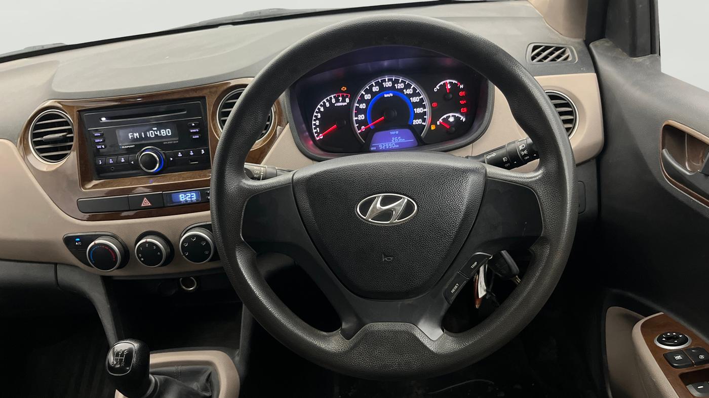 2014 Hyundai Grand i10 MAGNA 1.2 KAPPA VTVT, Petrol, Manual, 93,013 km, Steering Wheel Close Up