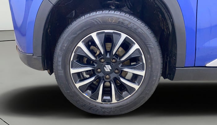 2022 Maruti Vitara Brezza ZXI PLUS AT SHVS, Petrol, Automatic, 77,009 km, Left Front Wheel