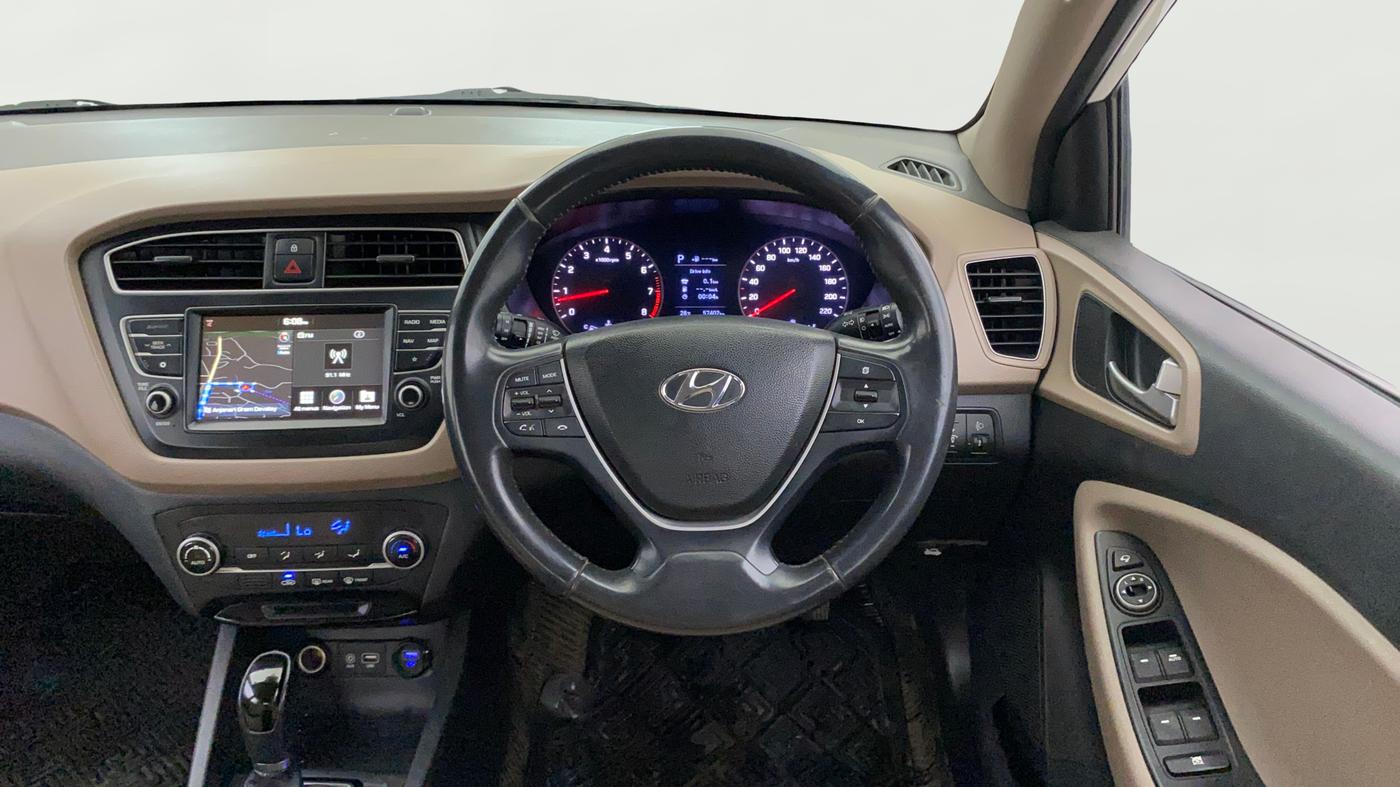 2019 Hyundai Elite i20 ASTA (O) CVT, Petrol, Automatic, 57,340 km, Steering Wheel Close Up