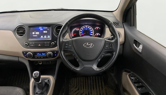 2017 Hyundai Grand i10 ASTA 1.2 KAPPA VTVT, CNG, Manual, 38,264 km, Steering Wheel Close Up