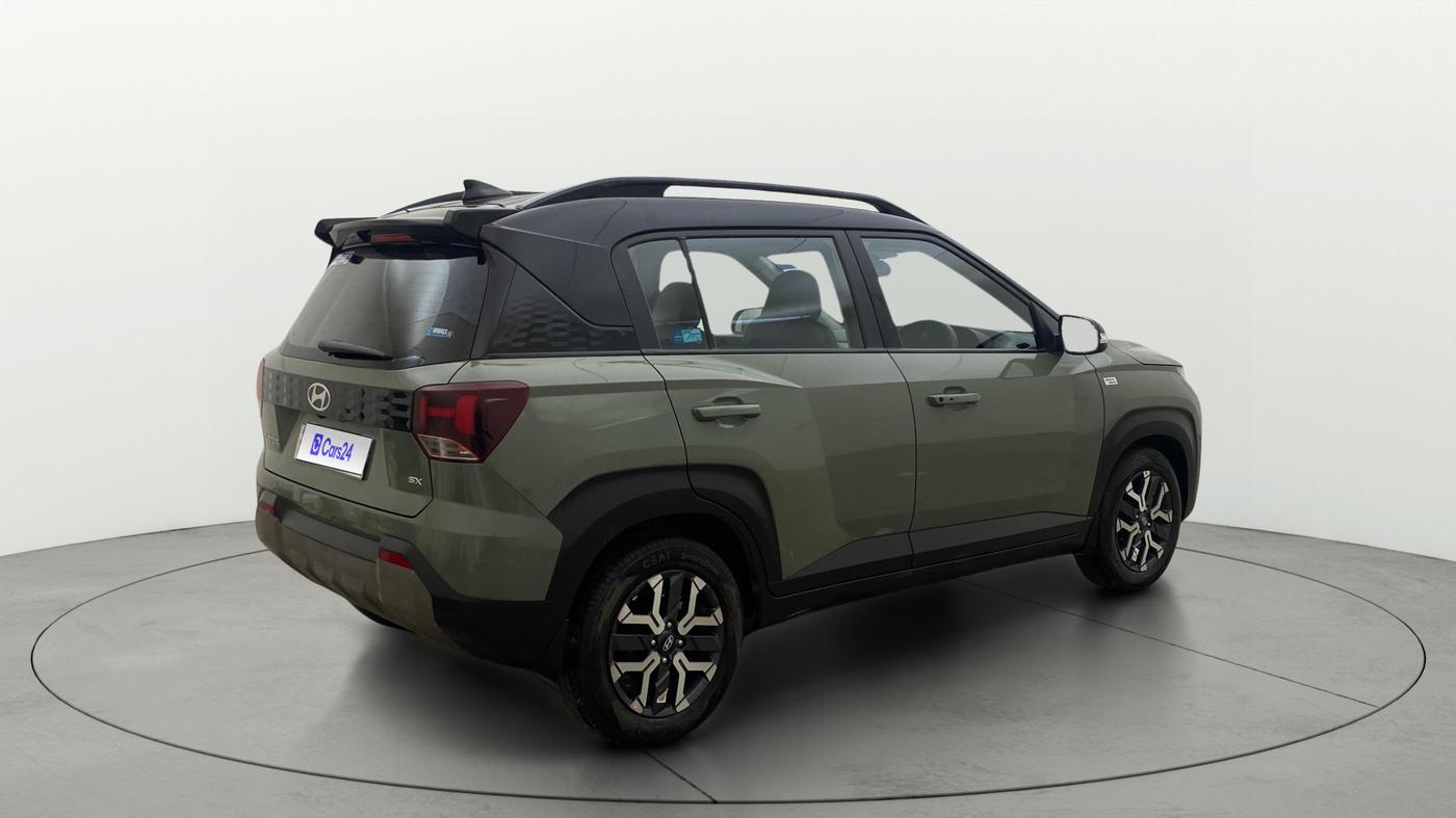 2024 Hyundai EXTER SX(O) CONNECT 1.2 AMT DUAL TONE, Petrol, Automatic, 28,151 km, Right Back Diagonal