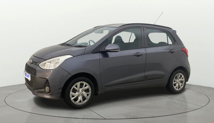 2018 Hyundai Grand i10 SPORTZ 1.2 KAPPA VTVT, Petrol, Manual, 63,997 km, Left Front Diagonal