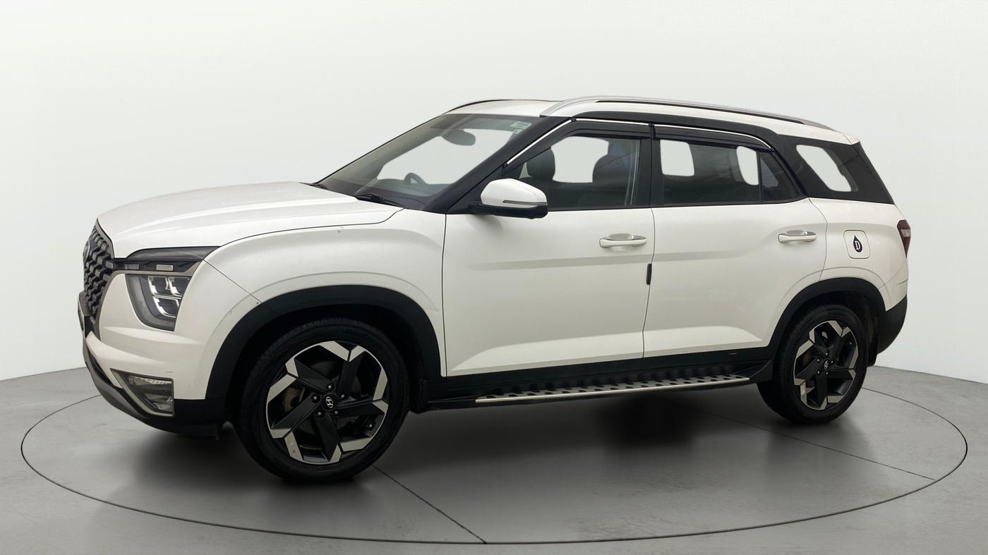 2021 Hyundai ALCAZAR PLATINUM(O) 6STR 1.5 AT, Diesel, Automatic, 1,04,677 km, Left Front Diagonal