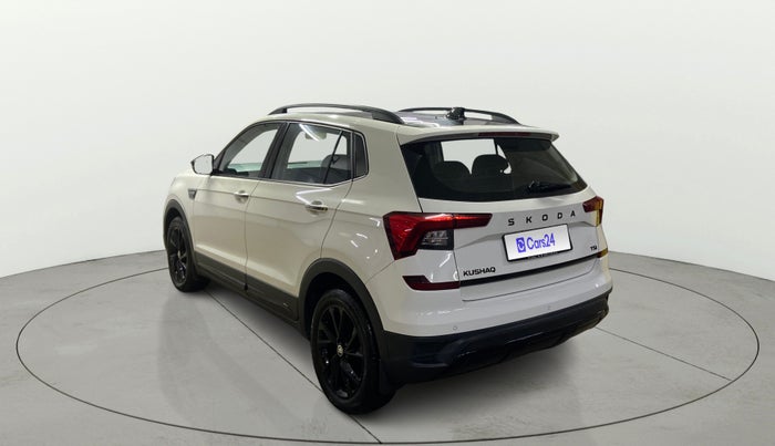 2025 Skoda KUSHAQ Sportline 1.0L TSI AT, Petrol, Automatic, 6,830 km, Left Back Diagonal