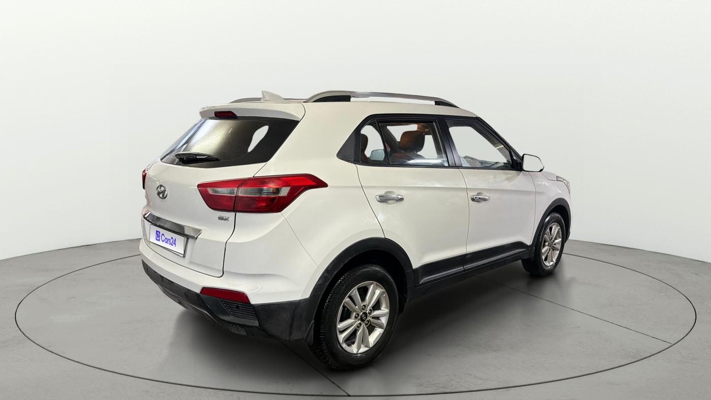 2016 Hyundai Creta  SX 1.6 Petrol , Petrol, Manual, 1,31,850 km, Right Back Diagonal