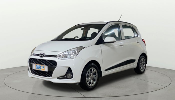 2018 Hyundai Grand i10 SPORTZ 1.2 KAPPA VTVT, Petrol, Manual, 96,033 km, Left Front Diagonal