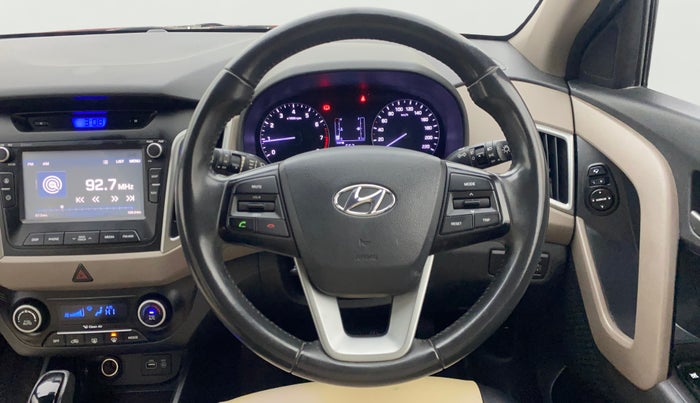 2018 Hyundai Creta SX PLUS AT 1.6 PETROL, Petrol, Automatic, 88,156 km, Steering Wheel Close Up