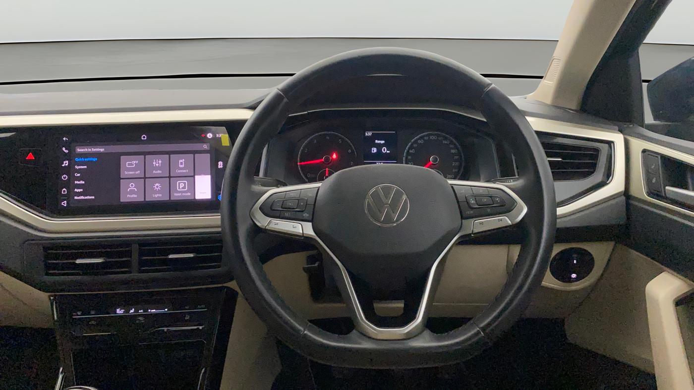2024 Volkswagen VIRTUS HIGHLINE TSI 1.0 MT, Petrol, Manual, 21,033 km, Steering Wheel Close Up