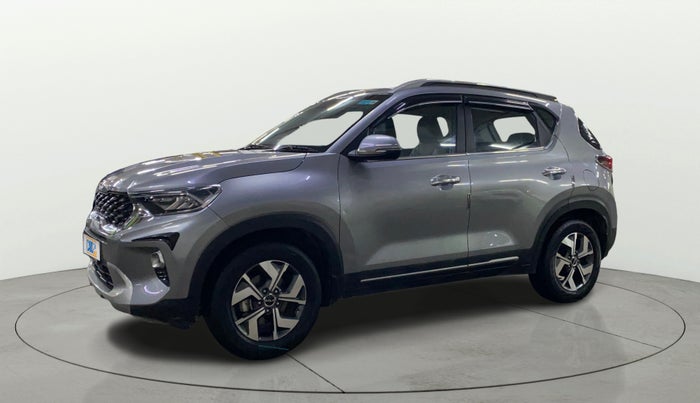 2021 KIA SONET HTX 1.0 IMT, Petrol, Manual, 57,281 km, Left Front Diagonal
