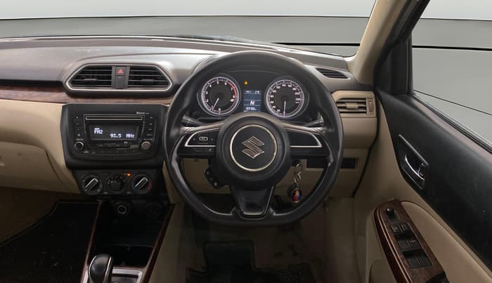 2018 Maruti Dzire VXI AMT, Petrol, Automatic, 1,03,700 km, Steering Wheel Close Up