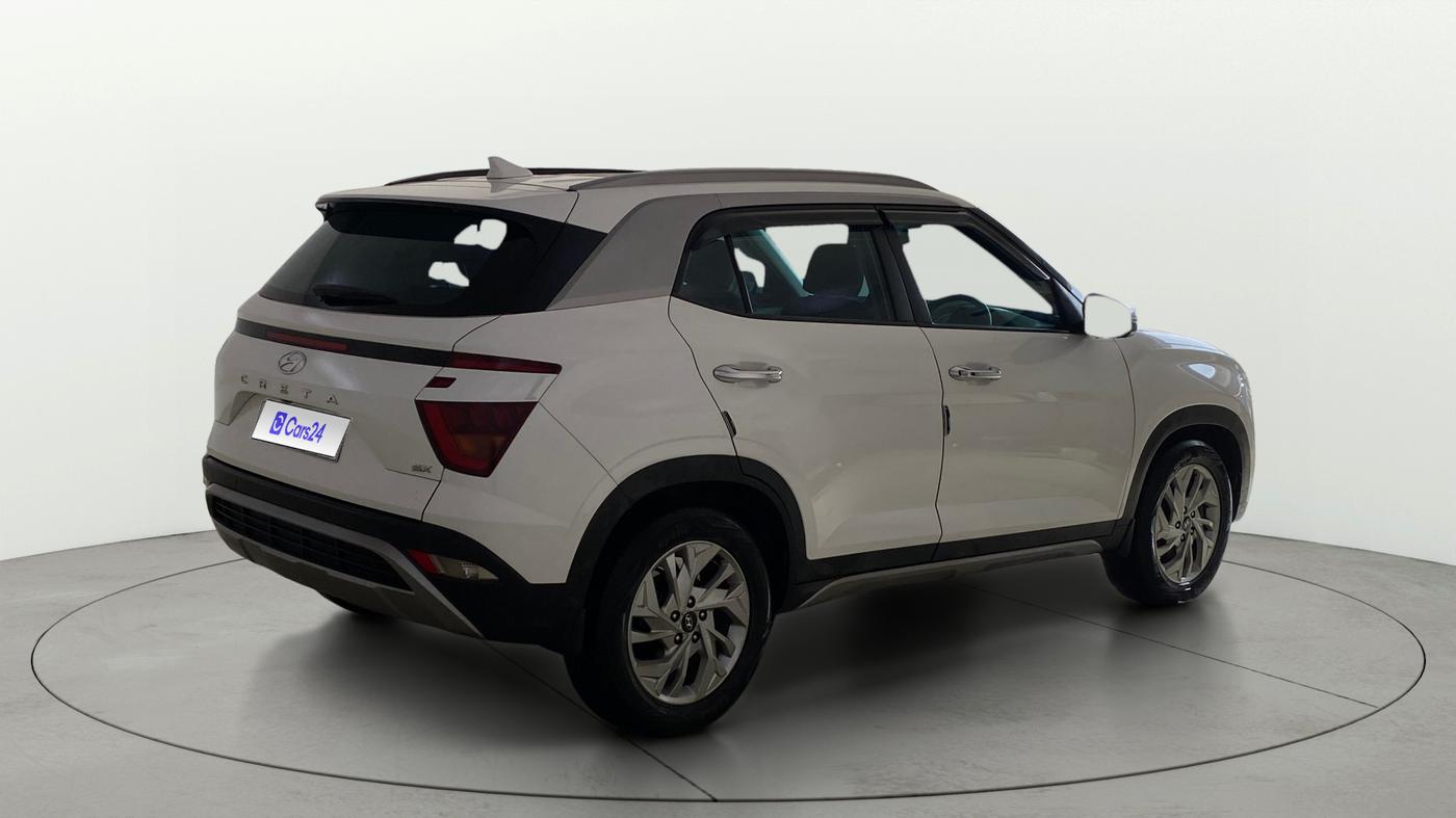 2022 Hyundai Creta SX 1.5 PETROL, Petrol, Manual, 28,589 km, Right Back Diagonal