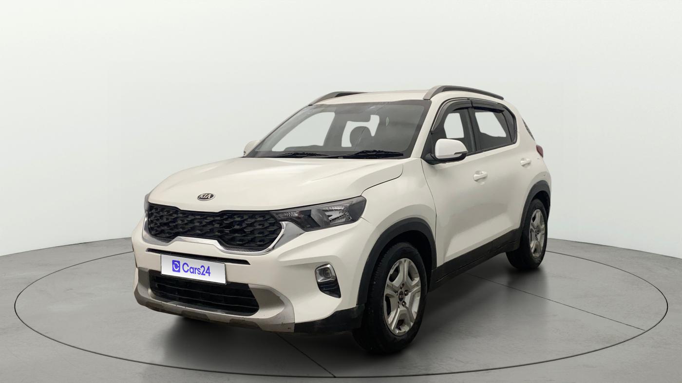 2020 KIA SONET HTK PLUS 1.2, Petrol, Manual, 1,22,315 km, Left Front Diagonal