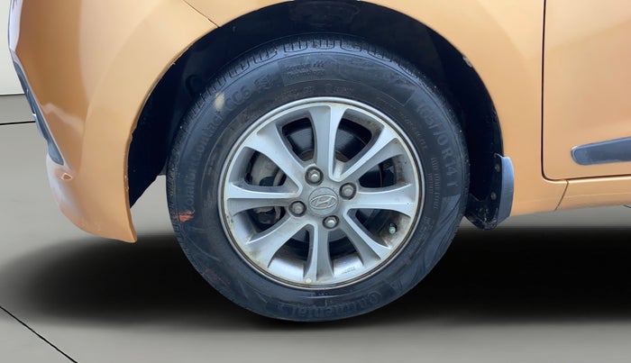 2016 Hyundai Grand i10 ASTA (O) AT 1.2 KAPPA VTVT, Petrol, Automatic, 87,759 km, Left Front Wheel