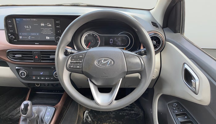 2020 Hyundai AURA SX PLUS 1.2 AMT, Petrol, Automatic, 59,731 km, Steering Wheel Close Up