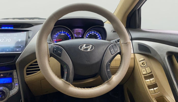 2013 Hyundai New Elantra 1.8 S VTVT, Petrol, Manual, 1,17,470 km, Steering Wheel Close Up