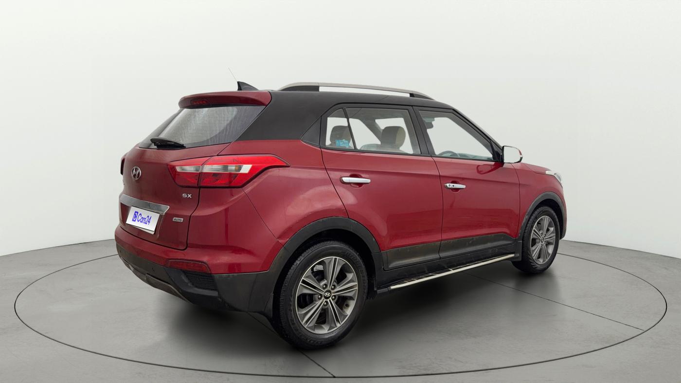 2017 Hyundai Creta SX PLUS AT 1.6 PETROL, Petrol, Automatic, 34,403 km, Right Back Diagonal