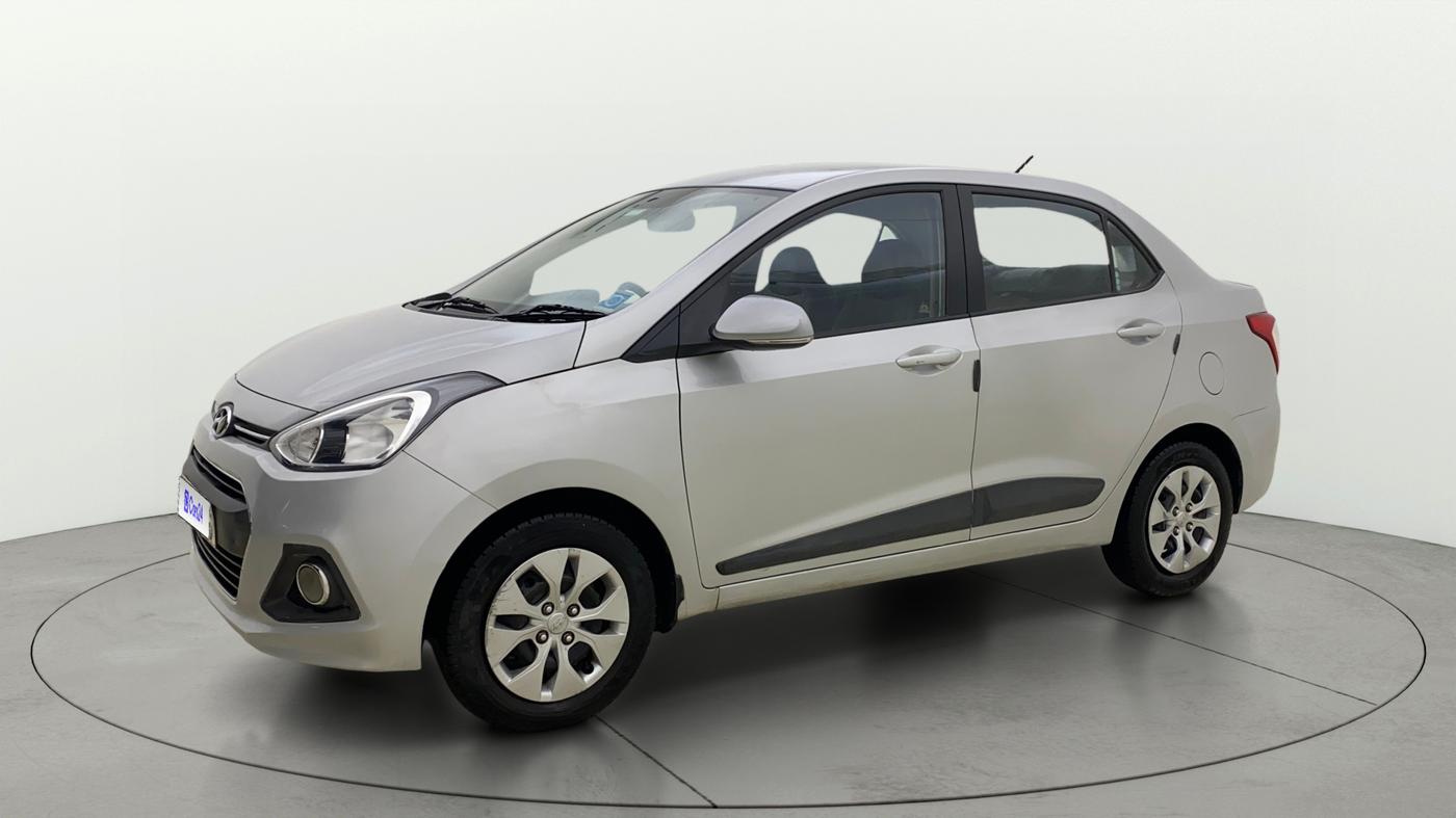 2014 Hyundai Xcent S 1.2, Petrol, Manual, 1,17,926 km, Left Front Diagonal