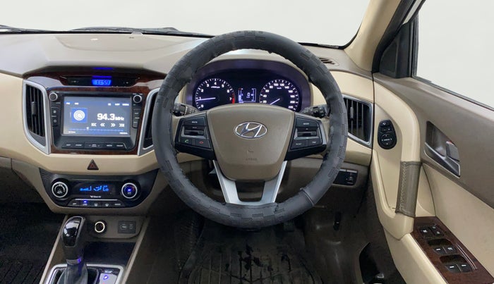 2018 Hyundai Creta SX PLUS AT 1.6 PETROL, Petrol, Automatic, 50,016 km, Steering Wheel Close Up