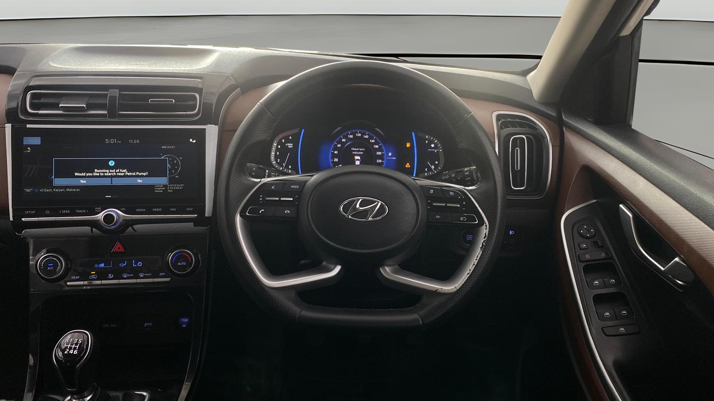 2022 Hyundai ALCAZAR PRESTIGE 1.5 MT 6STR, Diesel, Manual, 79,981 km, Steering Wheel Close Up