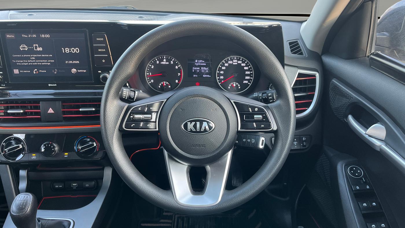 2020 KIA SELTOS HTK 1.5 PETROL, Petrol, Manual, 42,835 km, Steering Wheel Close Up