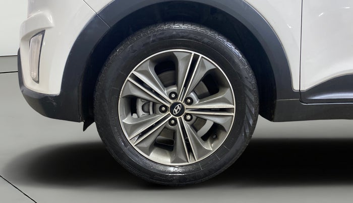 2017 Hyundai Creta SX PLUS AT 1.6 PETROL, Petrol, Automatic, 76,258 km, Left Front Wheel