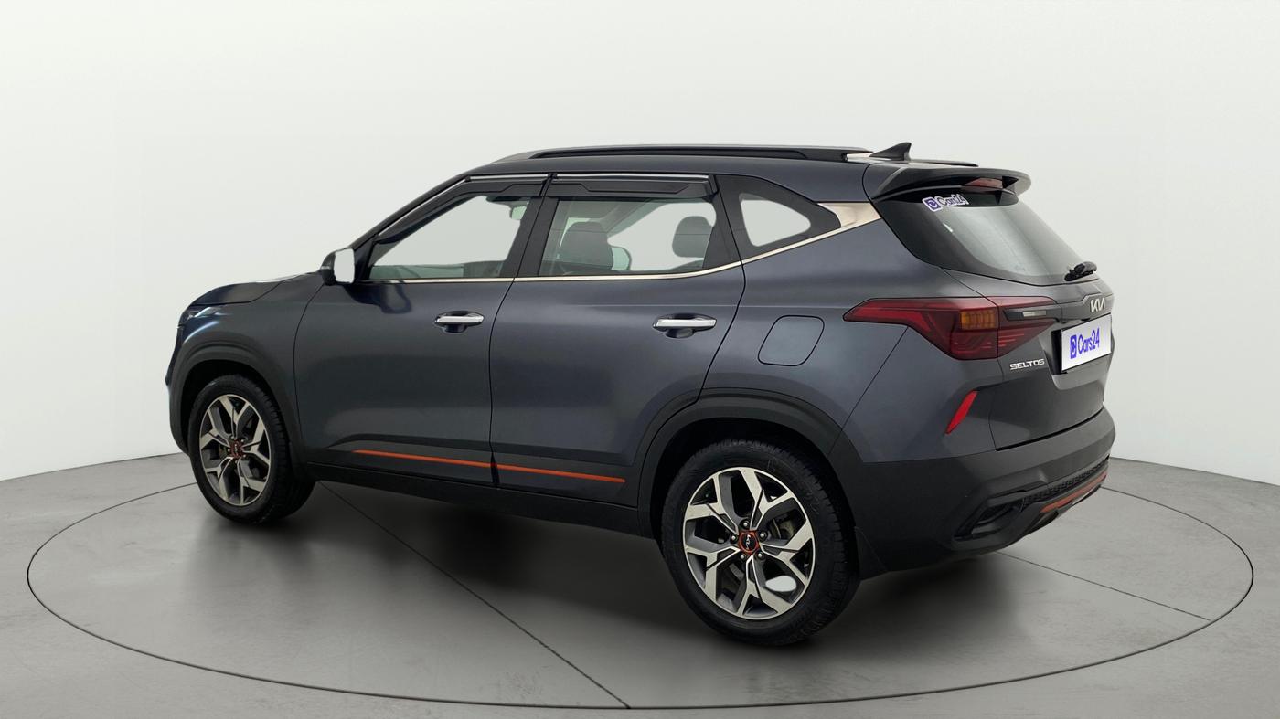 2021 KIA SELTOS X LINE 1.4 PETROL DCT, Petrol, Automatic, 58,027 km, Left Back Diagonal