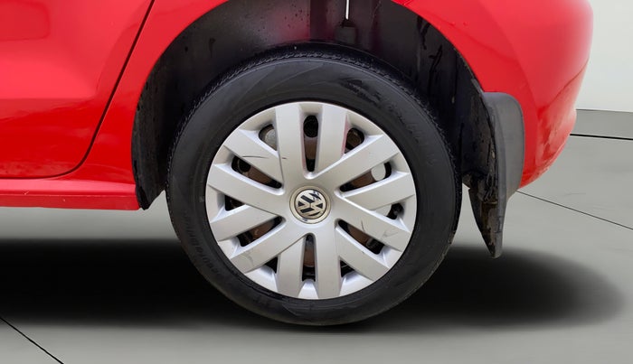 2013 Volkswagen Polo COMFORTLINE 1.2L PETROL, Petrol, Manual, 1,14,886 km, Left Rear Wheel