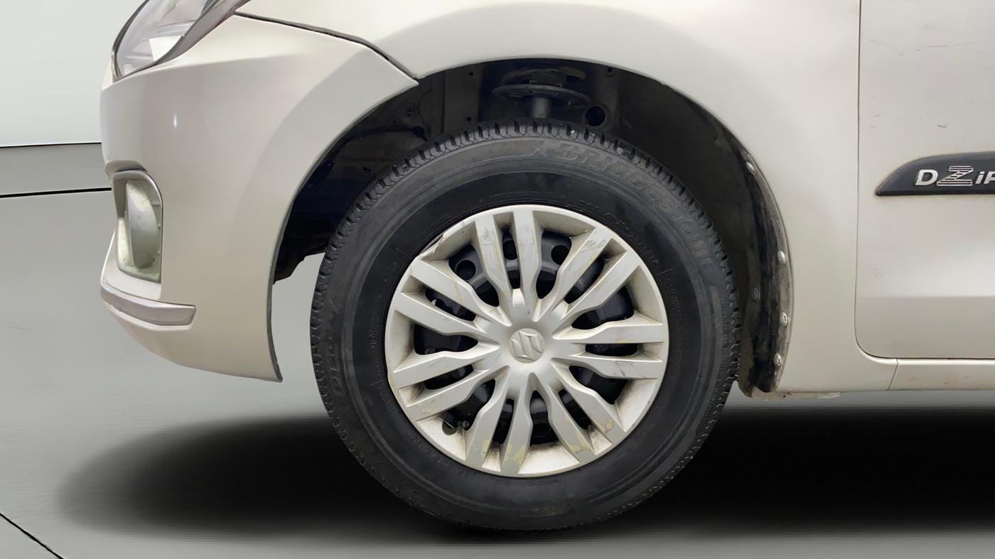 2017 Maruti Dzire VDI, Diesel, Manual, 54,180 km, Left Front Wheel