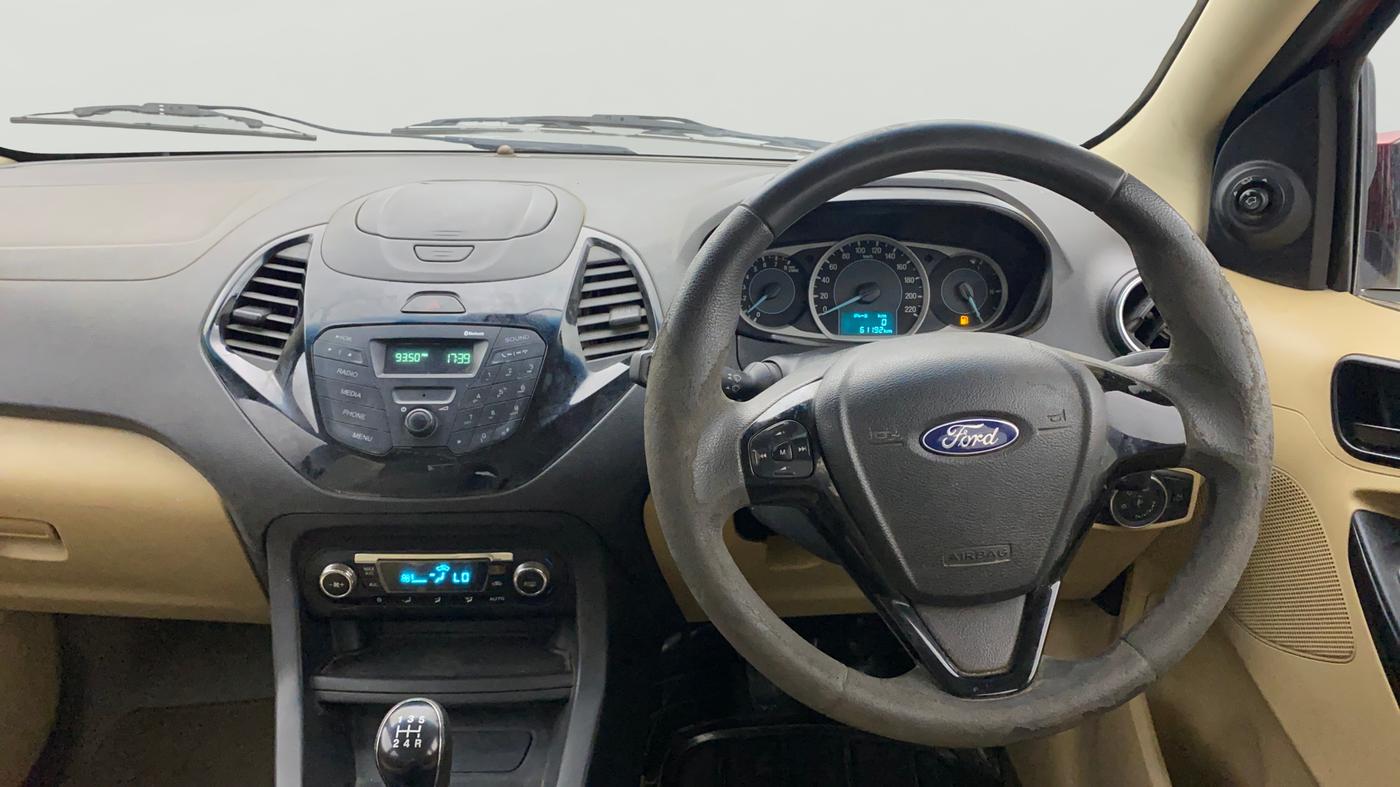 2018 Ford Figo Aspire TITANIUM 1.2 PETROL, Petrol, Manual, 61,440 km, Steering Wheel Close Up