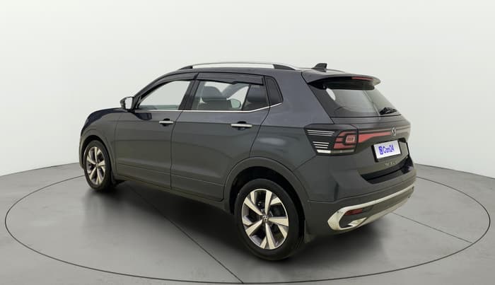 2022 Volkswagen TAIGUN TOPLINE 1.0 TSI MT, Petrol, Manual, 1,00,095 km, Left Back Diagonal