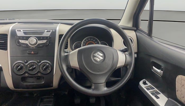 2015 Maruti Wagon R 1.0 VXI, Petrol, Manual, 36,091 km, Steering Wheel Close Up