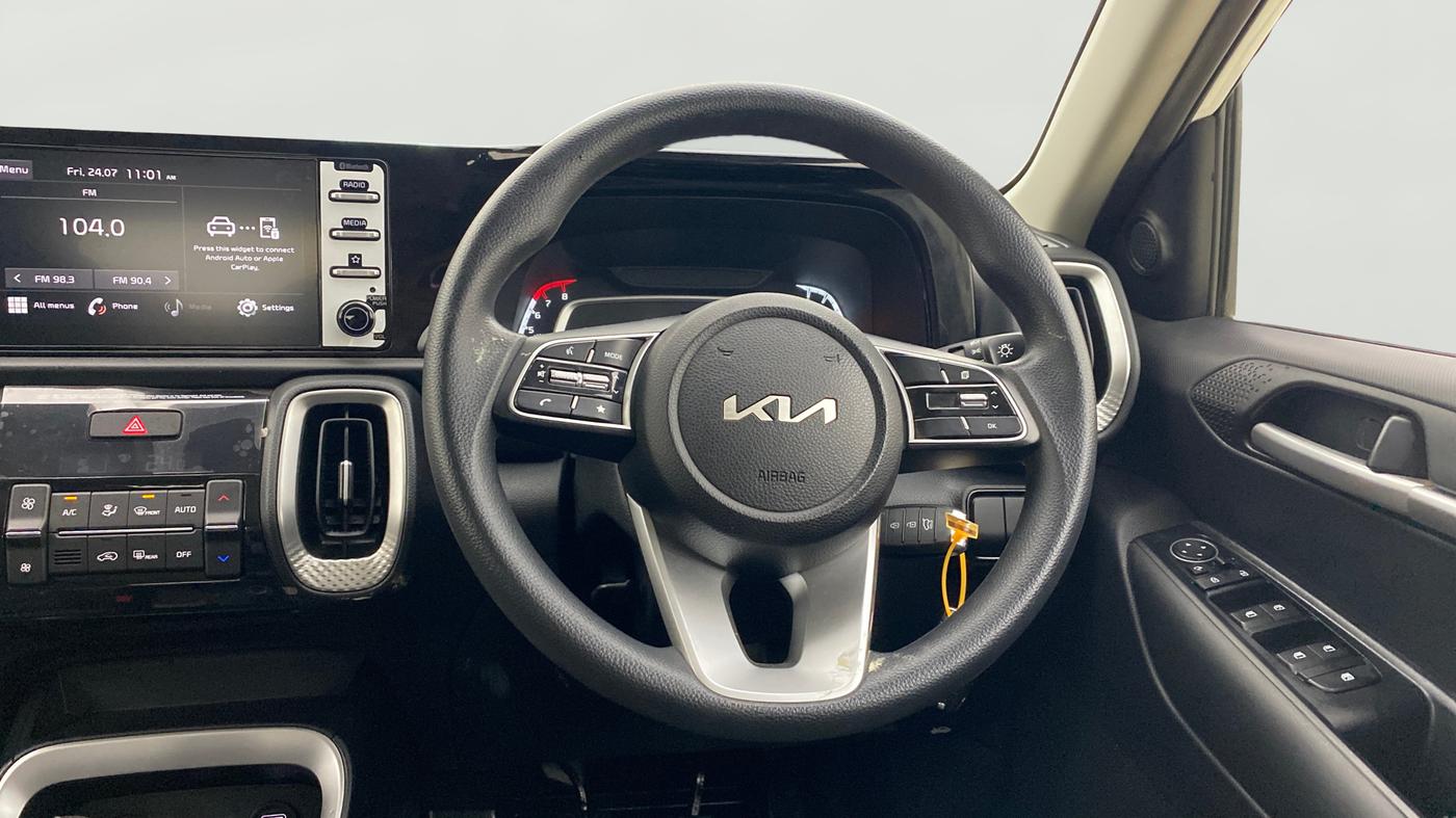 2022 KIA SONET HTK PLUS 1.2, Petrol, Manual, 20,259 km, Steering Wheel Close Up