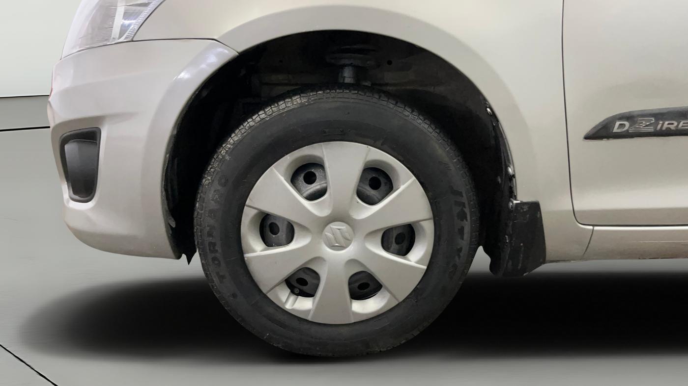 2014 Maruti Swift Dzire VXI, Petrol, Manual, 29,570 km, Left Front Wheel