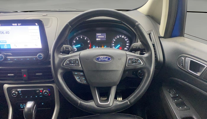 2018 Ford Ecosport TITANIUM + 1.5L PETROL AT, Petrol, Automatic, 93,998 km, Steering Wheel Close Up