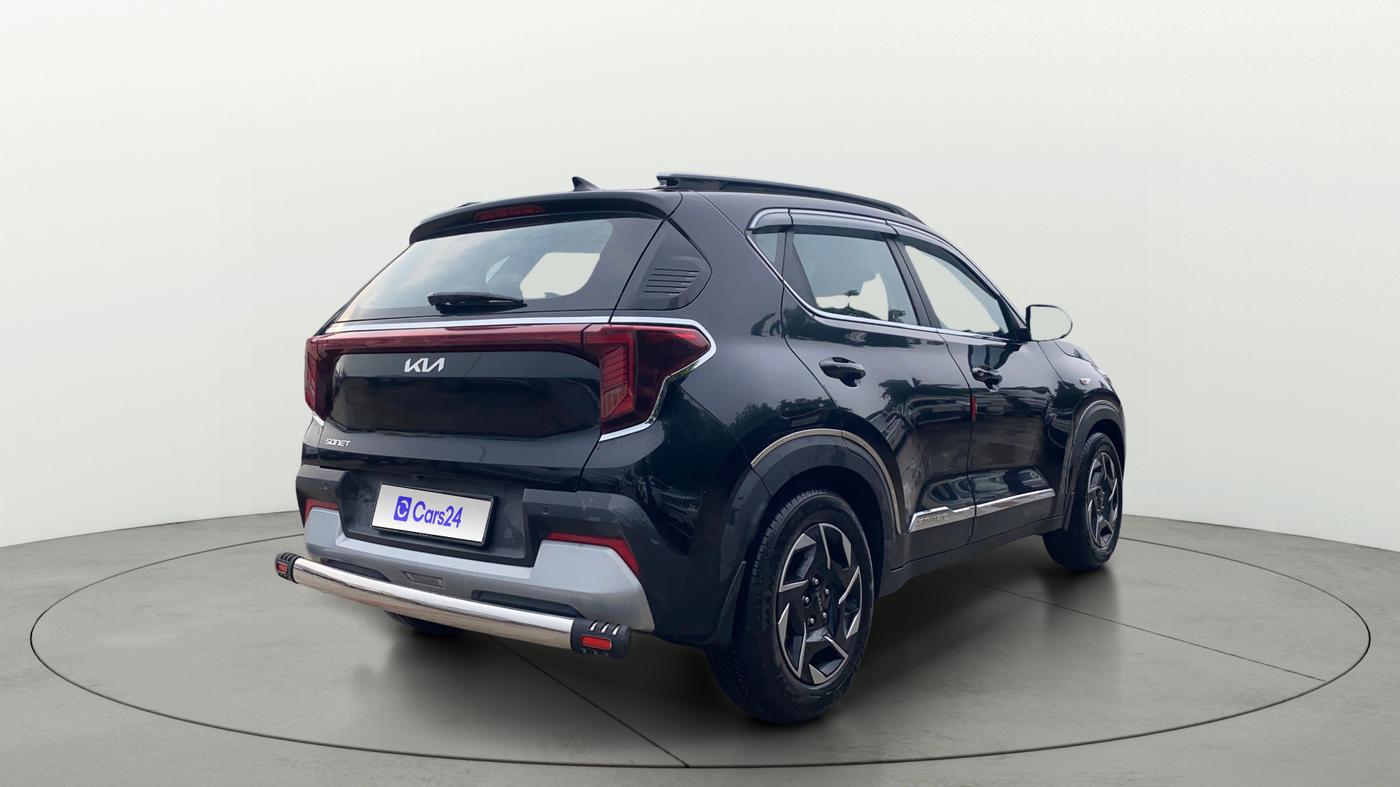 2024 KIA SONET HTK (O) 1.2 Petrol MT, Petrol, Manual, 1,862 km, Right Back Diagonal