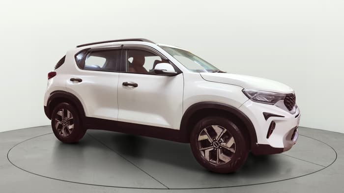 2021 KIA SONET HTK PLUS 1.0 IMT, Petrol, Manual, 21,590 km, Right Front Diagonal