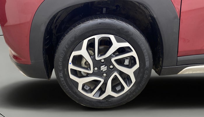 2023 Maruti FRONX ALPHA 1.0L TURBO 6 AT DUAL TONE, Petrol, Automatic, 33,999 km, Left Front Wheel