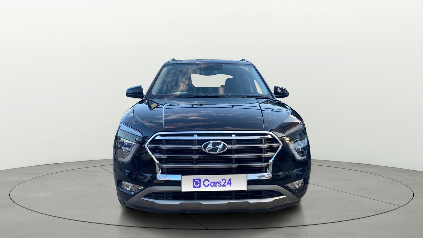 2021 Hyundai Creta SX (O) AT 1.5 DIESEL, Diesel, Automatic, 1,00,034 km, Front