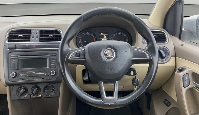 2015 Skoda Rapid AMBITION 1.6 MPI MT, Petrol, Manual, 56,203 km, Steering Wheel Close Up