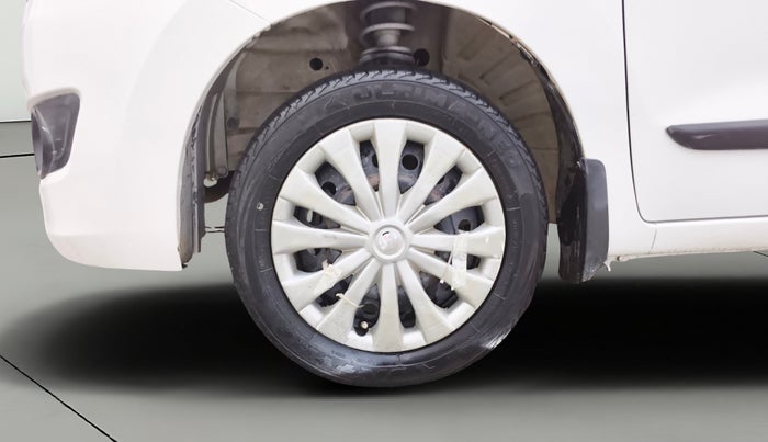 2013 Maruti Wagon R 1.0 VXI, Petrol, Manual, 50,763 km, Left Front Wheel