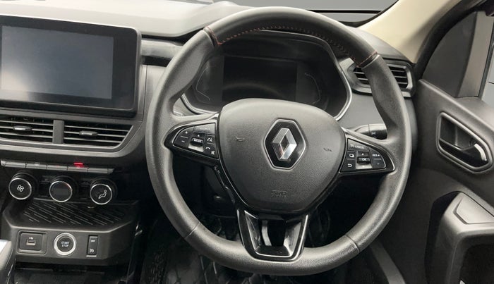2022 Renault Kiger RXZ TURBO CVT DUAL TONE, Petrol, Automatic, 47,383 km, Steering Wheel Close Up