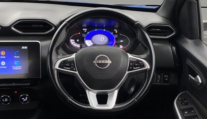 2021 Nissan MAGNITE XV PREMIUM TURBO CVT DUAL TONE, Petrol, Automatic, 40,926 km, Steering Wheel Close Up