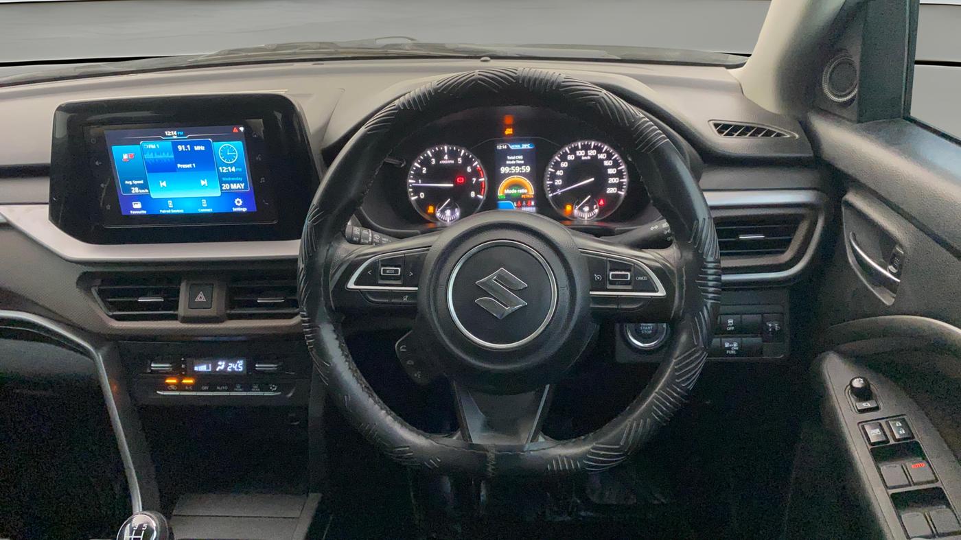 2024 Maruti BREZZA ZXI S-CNG, CNG, Manual, 28,680 km, Steering Wheel Close Up